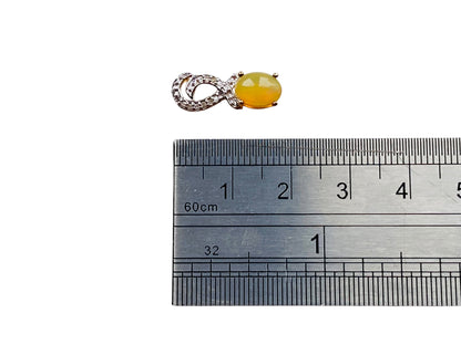 9ct Gold Opal & Diamond Pendant