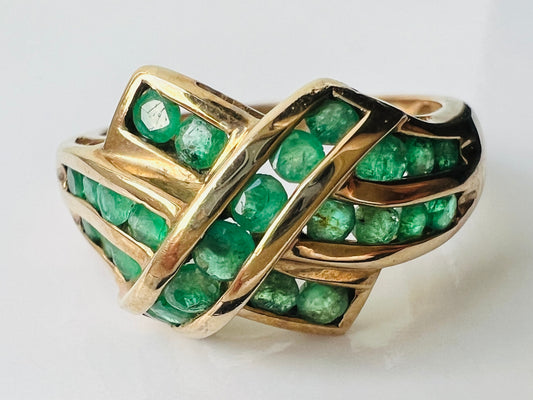 9ct Gold Emerald Ring