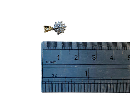 9ct Gold Diamond Pendant