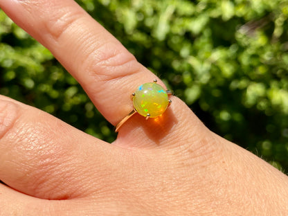 9ct Gold Opal Ring