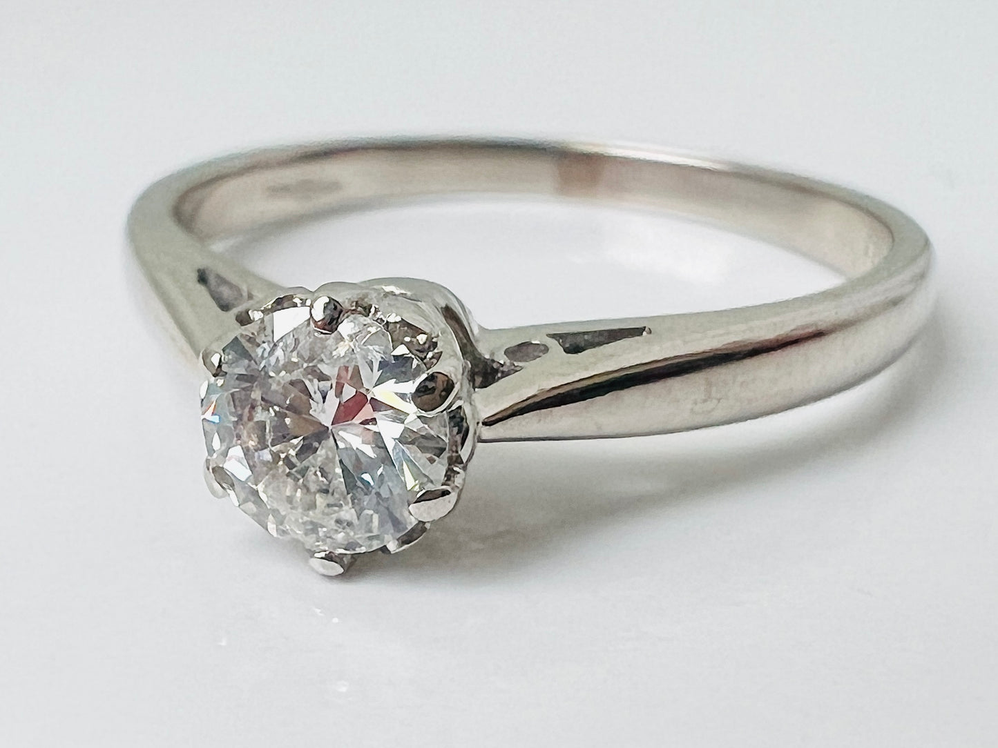 18ct Gold 0.33ct Diamond Solitaire Ring