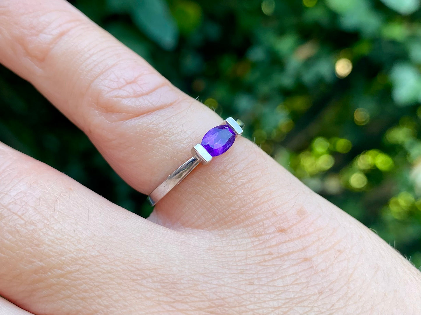 9ct Gold Amethyst Ring