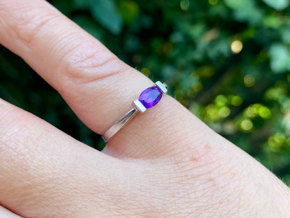 9ct Gold Amethyst Ring