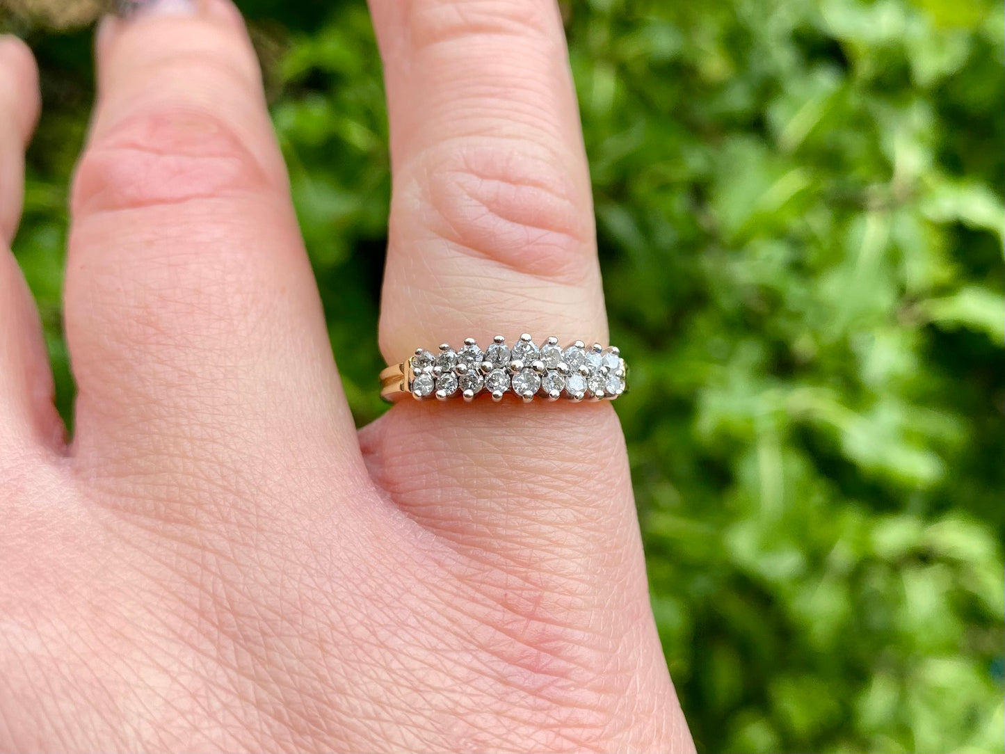Vintage 18ct Gold Diamond Ring