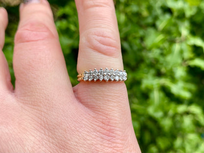 Vintage 18ct Gold Diamond Ring