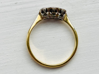 Antique 18ct Gold Diamond Ring