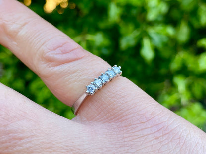 9ct Gold Five-Stone Diamond Ring