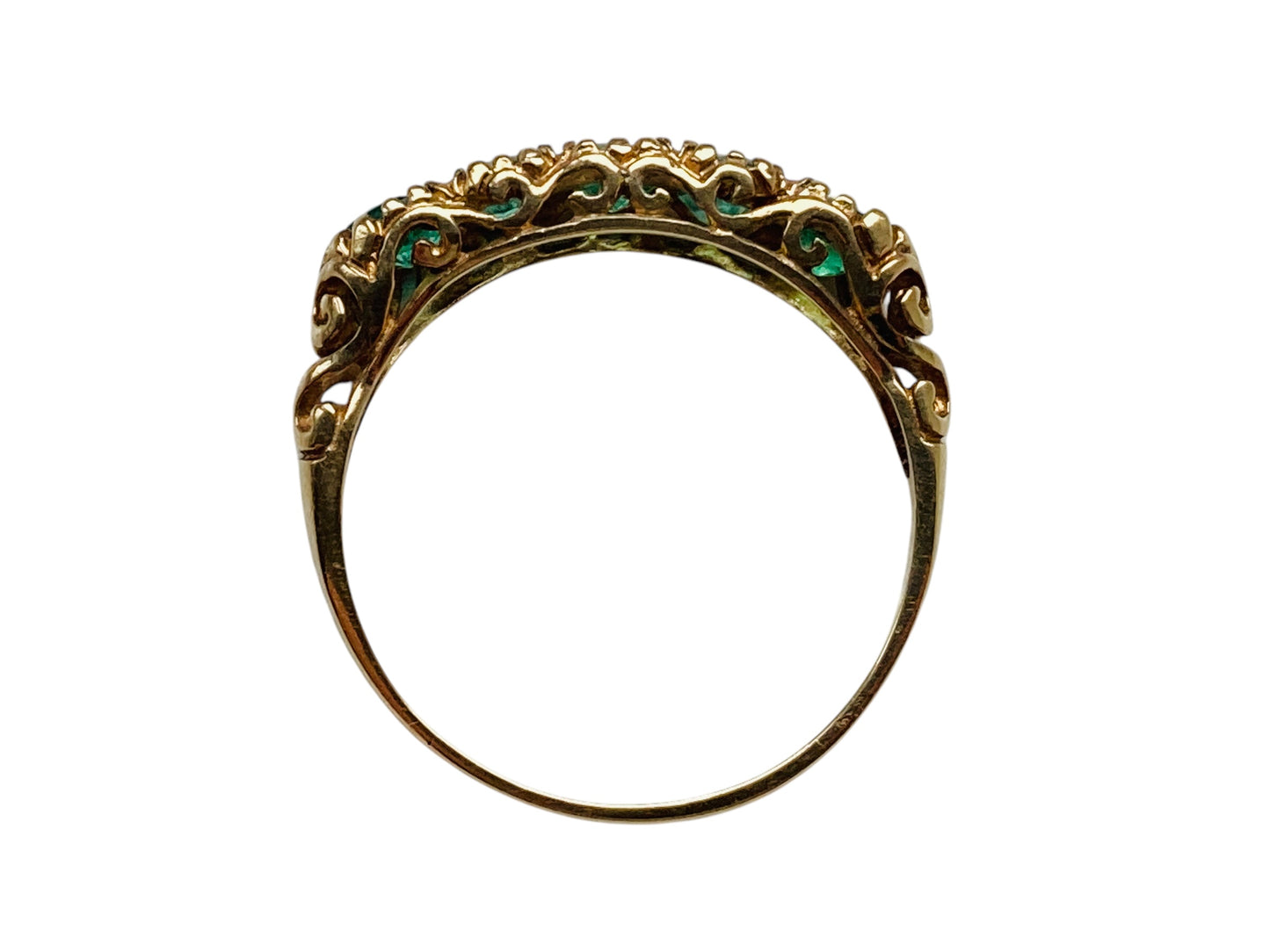 9ct Gold Emerald Ring