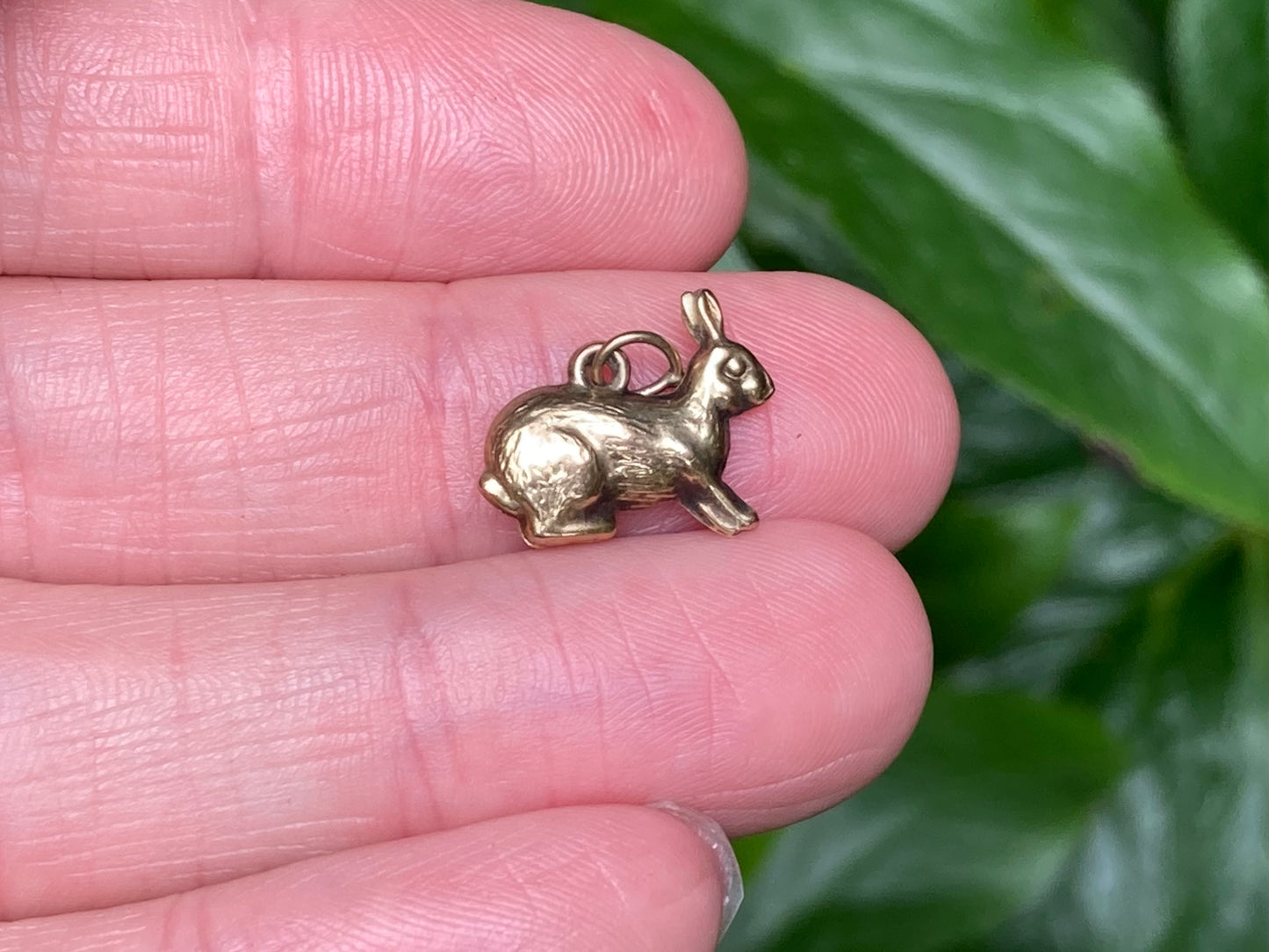 Vintage 9ct Gold Rabbit Pendant or Charm