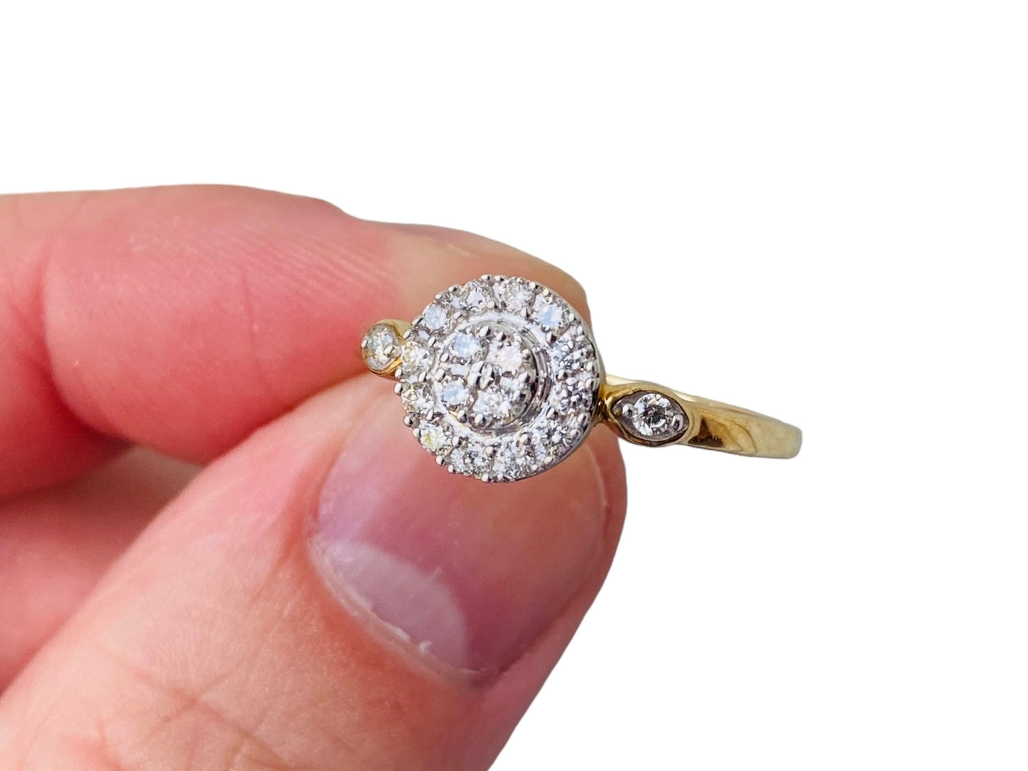 9ct Gold Diamond Ring