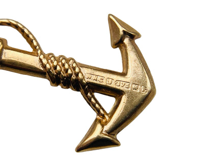 Vintage 9ct Gold Anchor Pendant