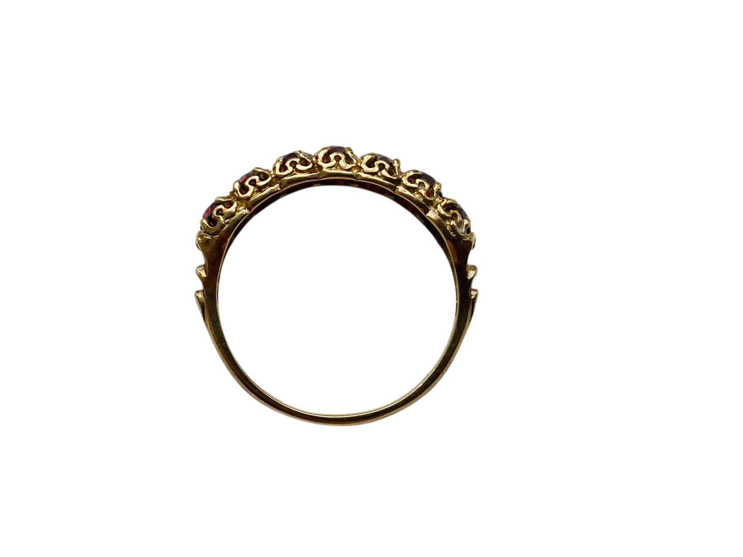 Vintage 9ct Gold Garnet Ring