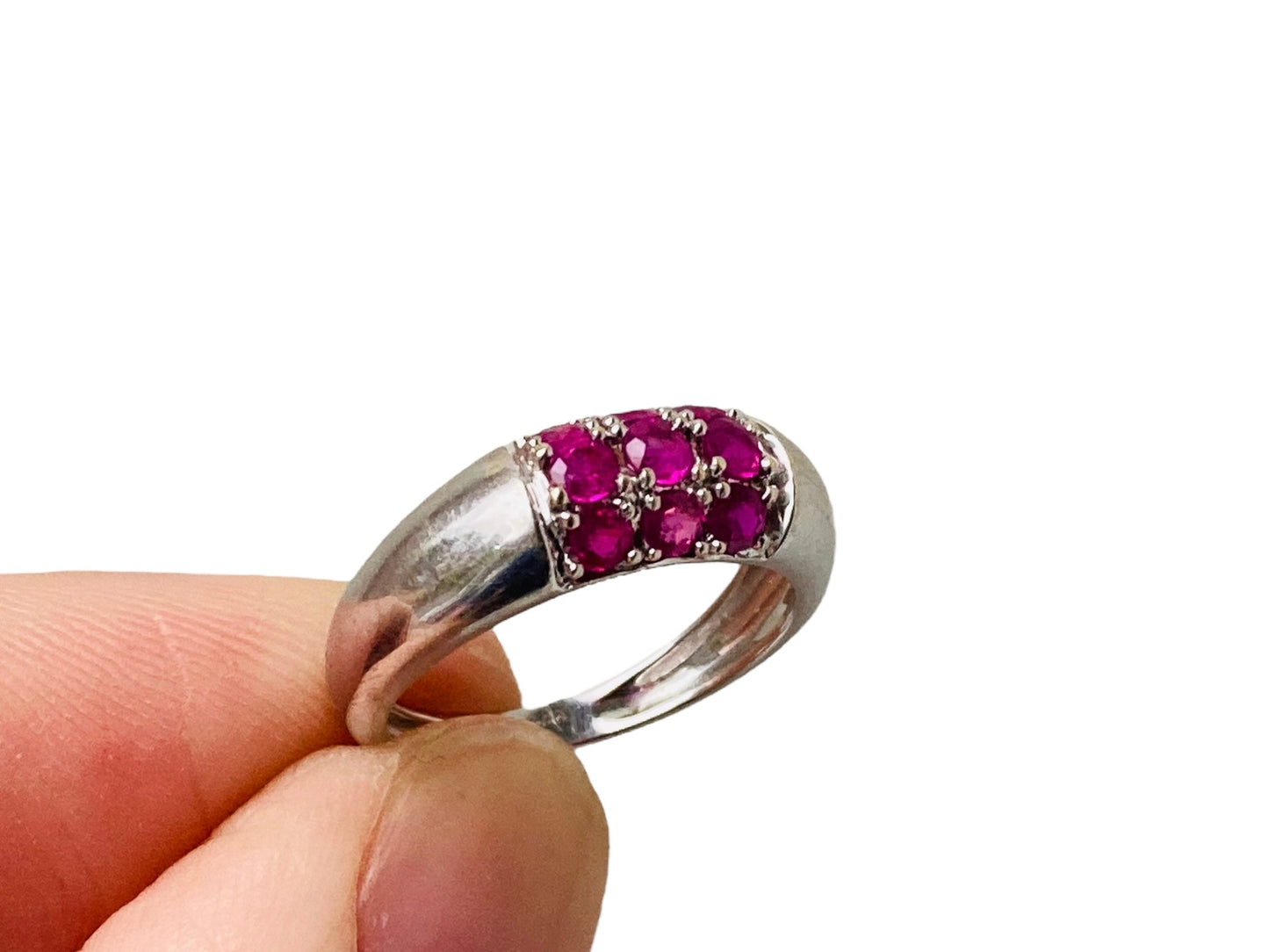 9ct Gold Pink Ruby Ring