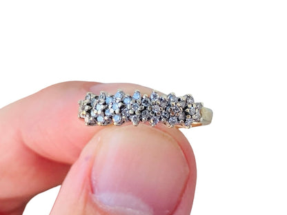 9ct Gold Diamond Cluster Ring