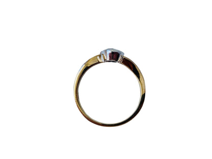 9ct Gold Sapphire & Diamond Ring