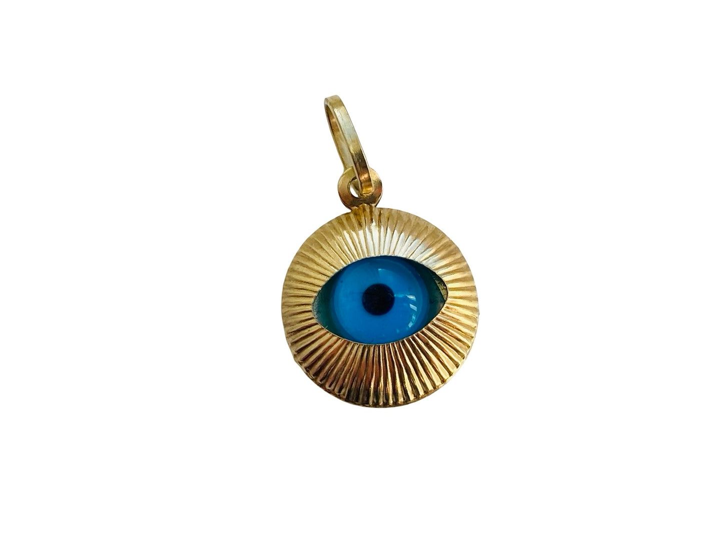 9ct Gold Eye Pendant