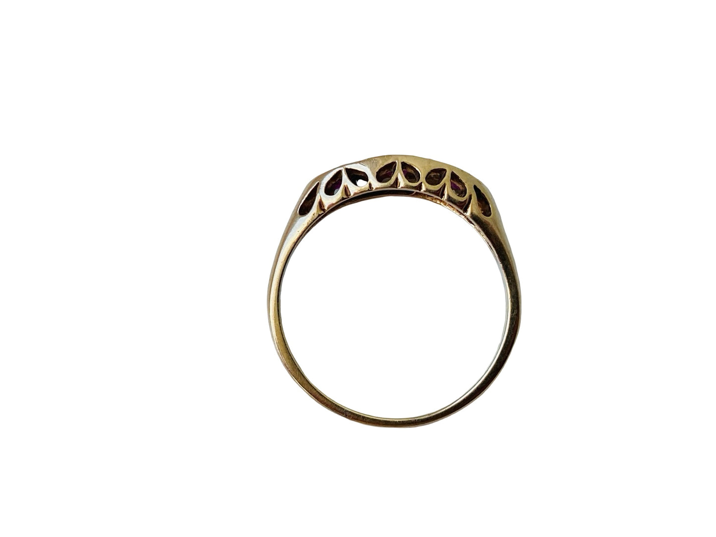 9ct Gold Ruby & Diamond Ring