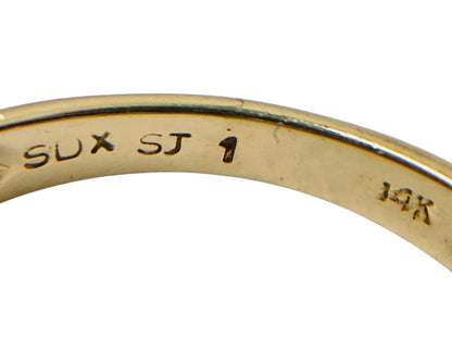 14ct Gold Diamond Ring