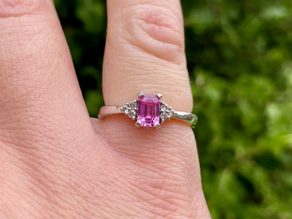 14ct Gold Sapphire & Diamond Ring