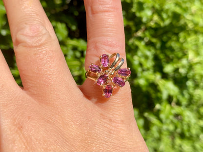 9ct Gold Tourmaline & Diamond Ring