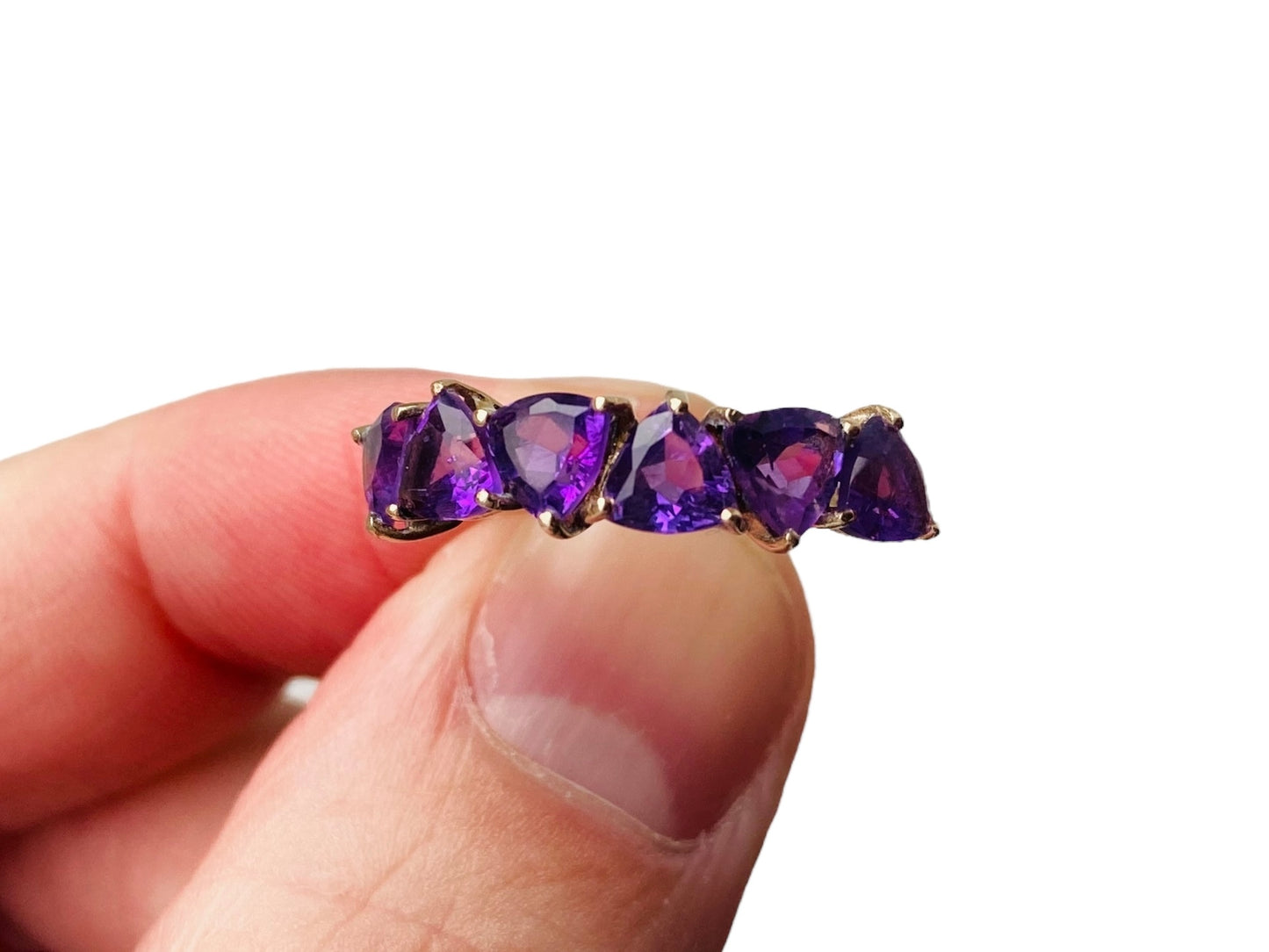 9ct Gold Amethyst Ring