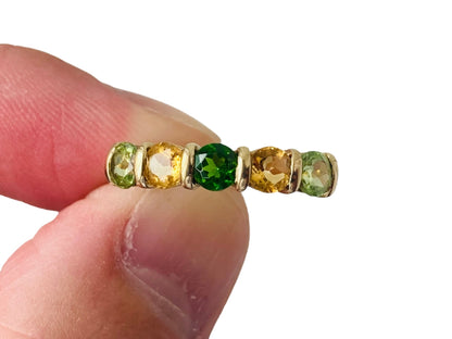 9ct Gold Multi-Gemstone Ring