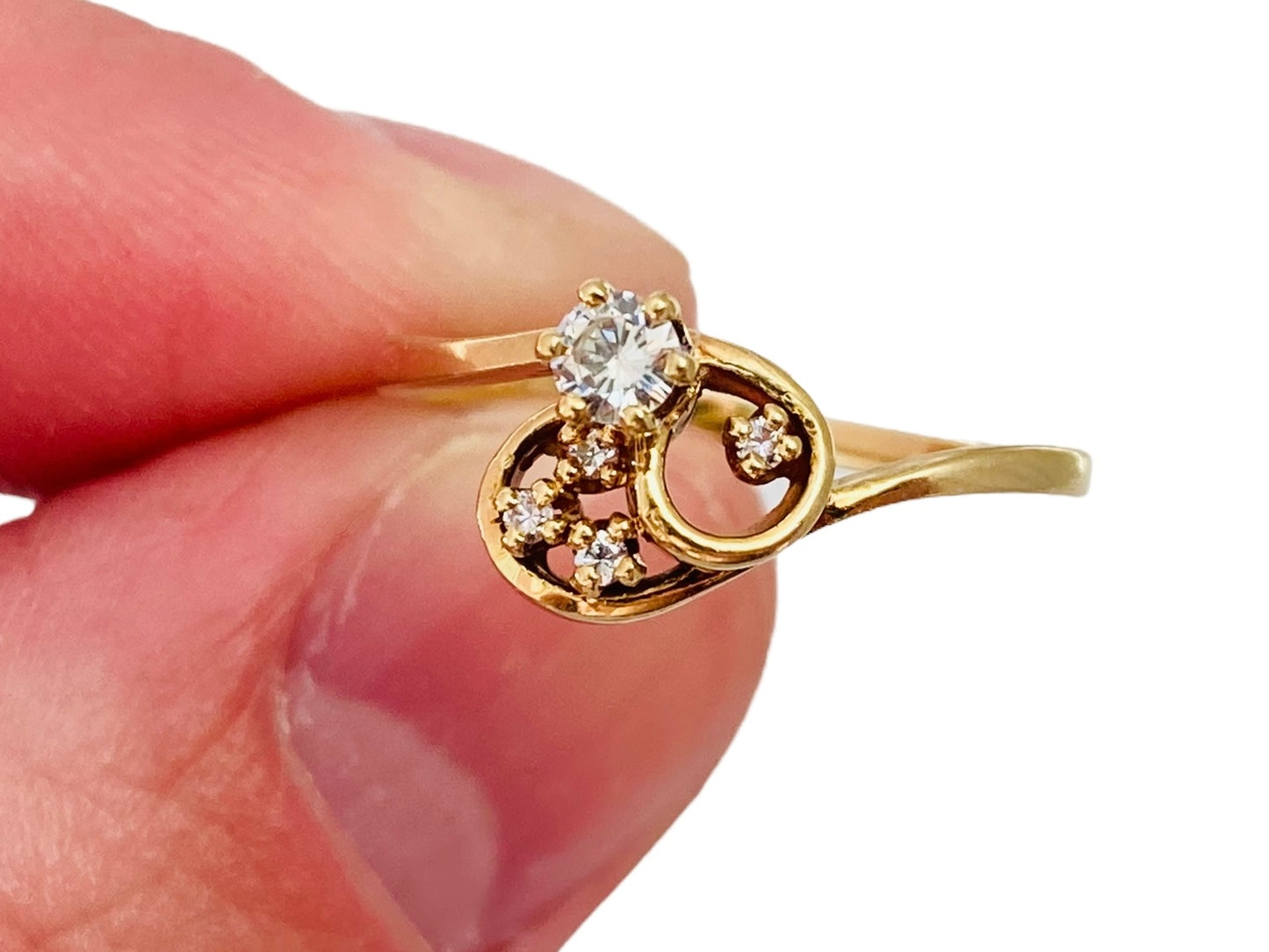 Vintage 18ct Gold Diamond Ring