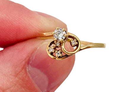 Vintage 18ct Gold Diamond Ring