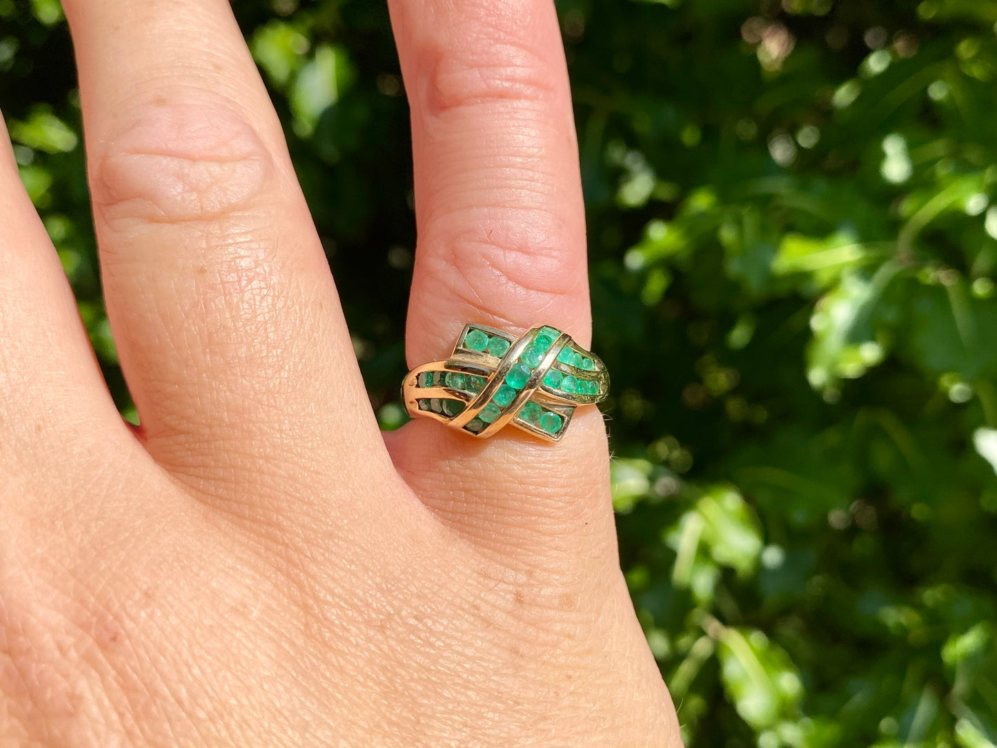 9ct Gold Emerald Ring
