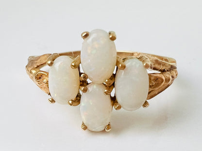 Vintage 9ct Gold Opal Ring