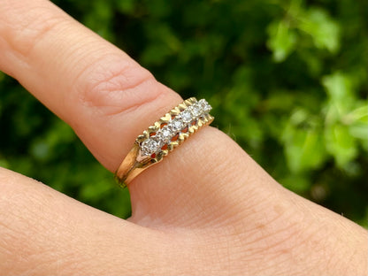 9ct Gold Diamond Ring
