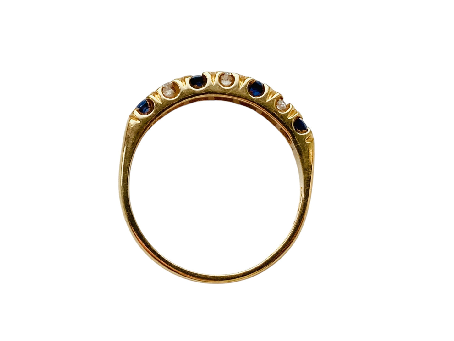 18ct Gold Sapphire & Diamond Ring