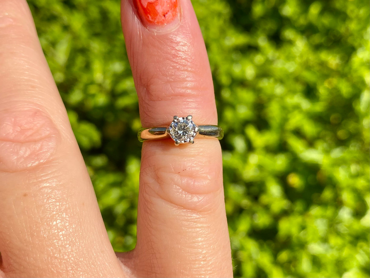 9ct Gold Diamond 0.30ct Solitaire Ring