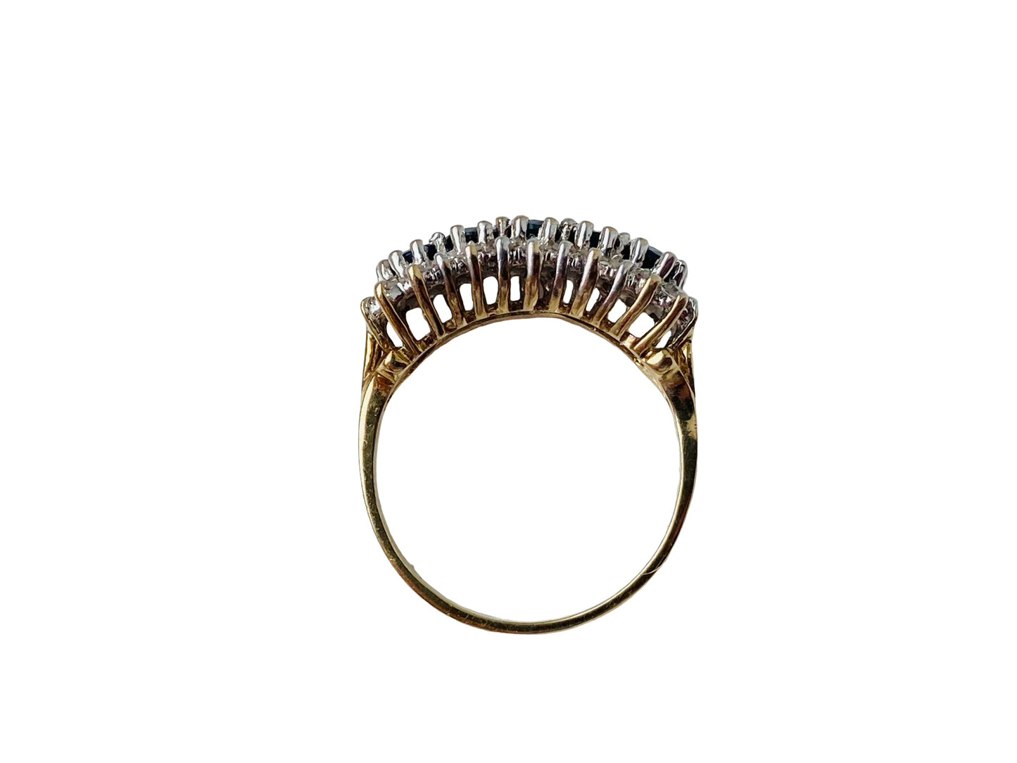 9ct Gold Sapphire & Diamond Ring