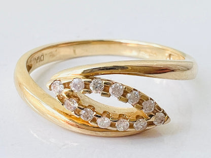 9ct Gold Diamond Ring