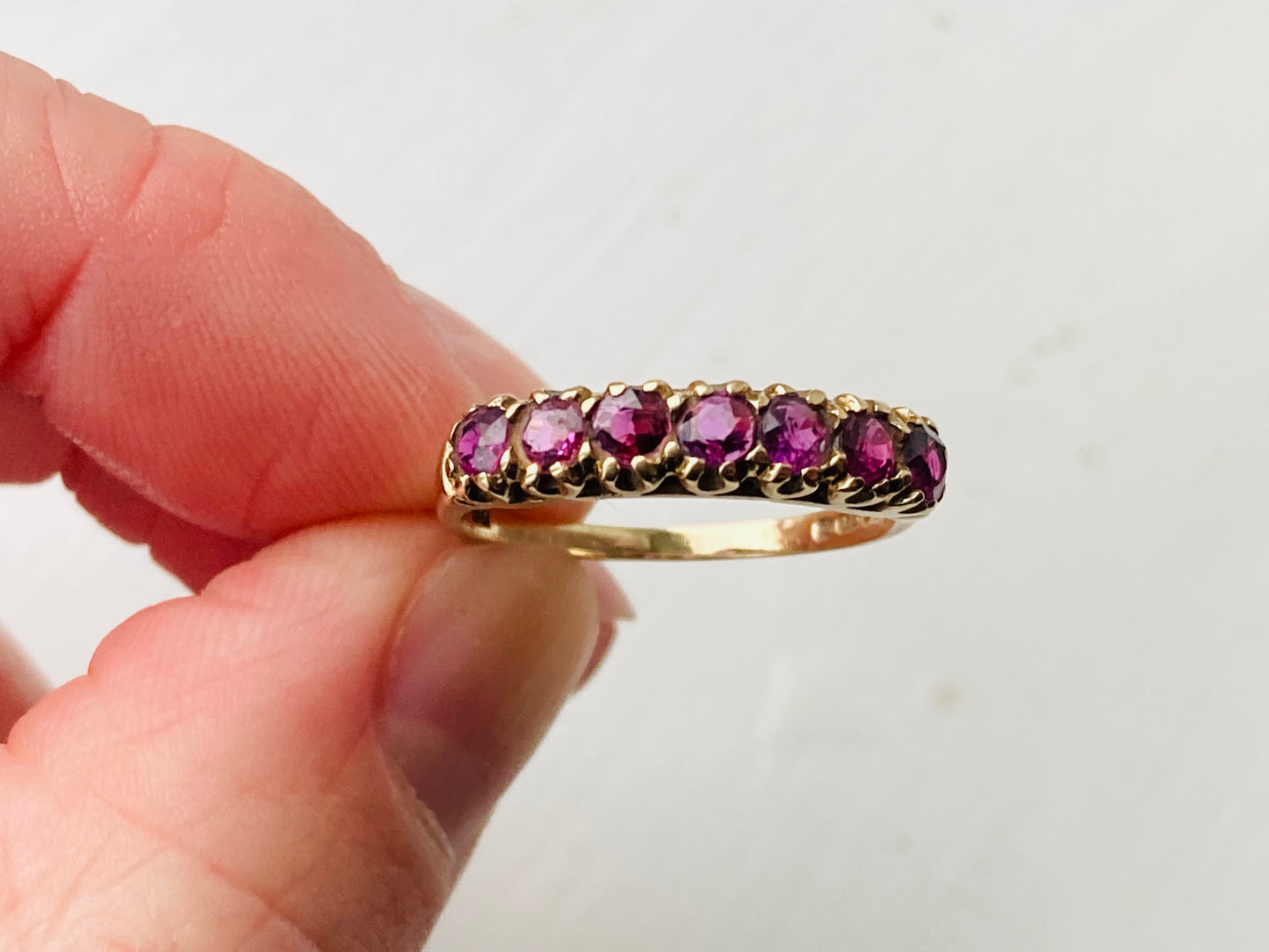 Vintage 9ct Gold Ruby Ring