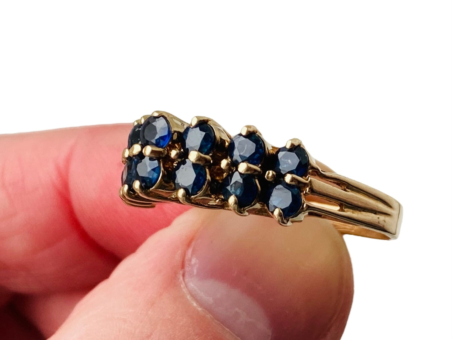 Vintage 9ct Gold Sapphire Ring