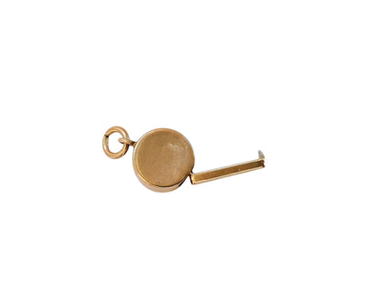 Vintage 9ct Gold Whistle Pendant or Charm