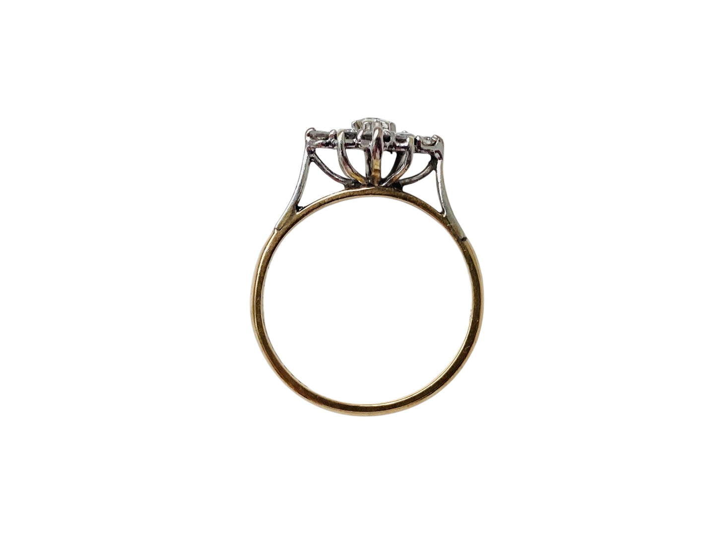 Vintage 9ct Gold 0.41ct Diamond Ring