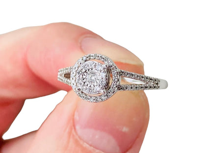 9ct Gold Diamond Ring