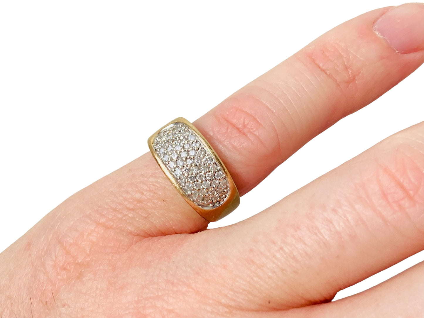 9ct Gold Diamond Ring