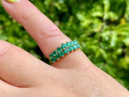 9ct Gold Emerald Ring