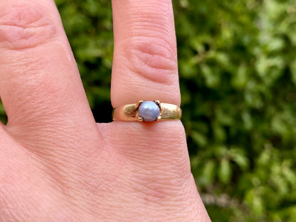 Vintage 9ct Gold Pearl Ring