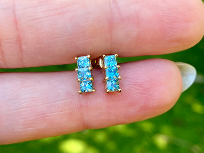9ct Gold Topaz Earrings