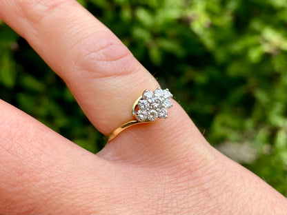 Vintage 18ct Gold Diamond Ring
