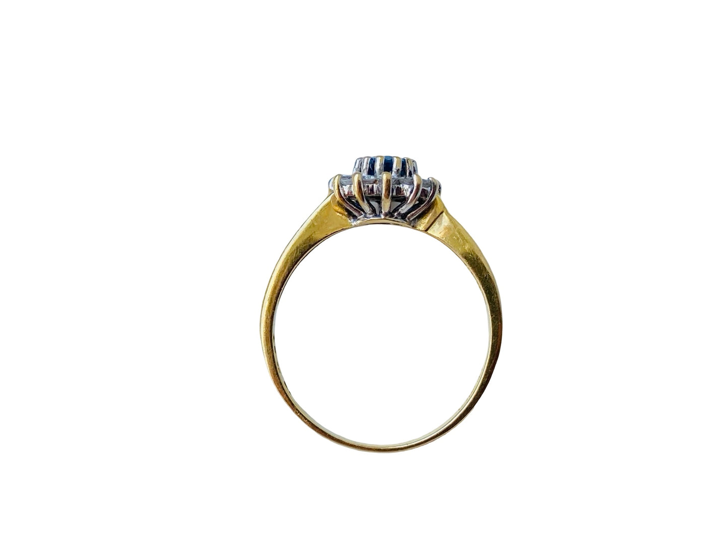 18ct Gold Sapphire & Diamond Ring