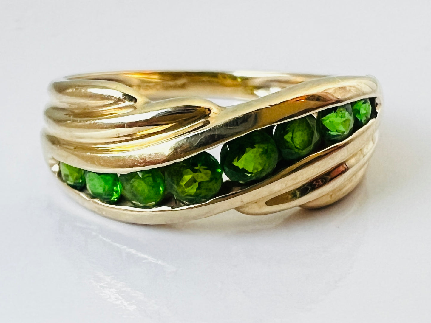 9ct Gold Diopside Ring