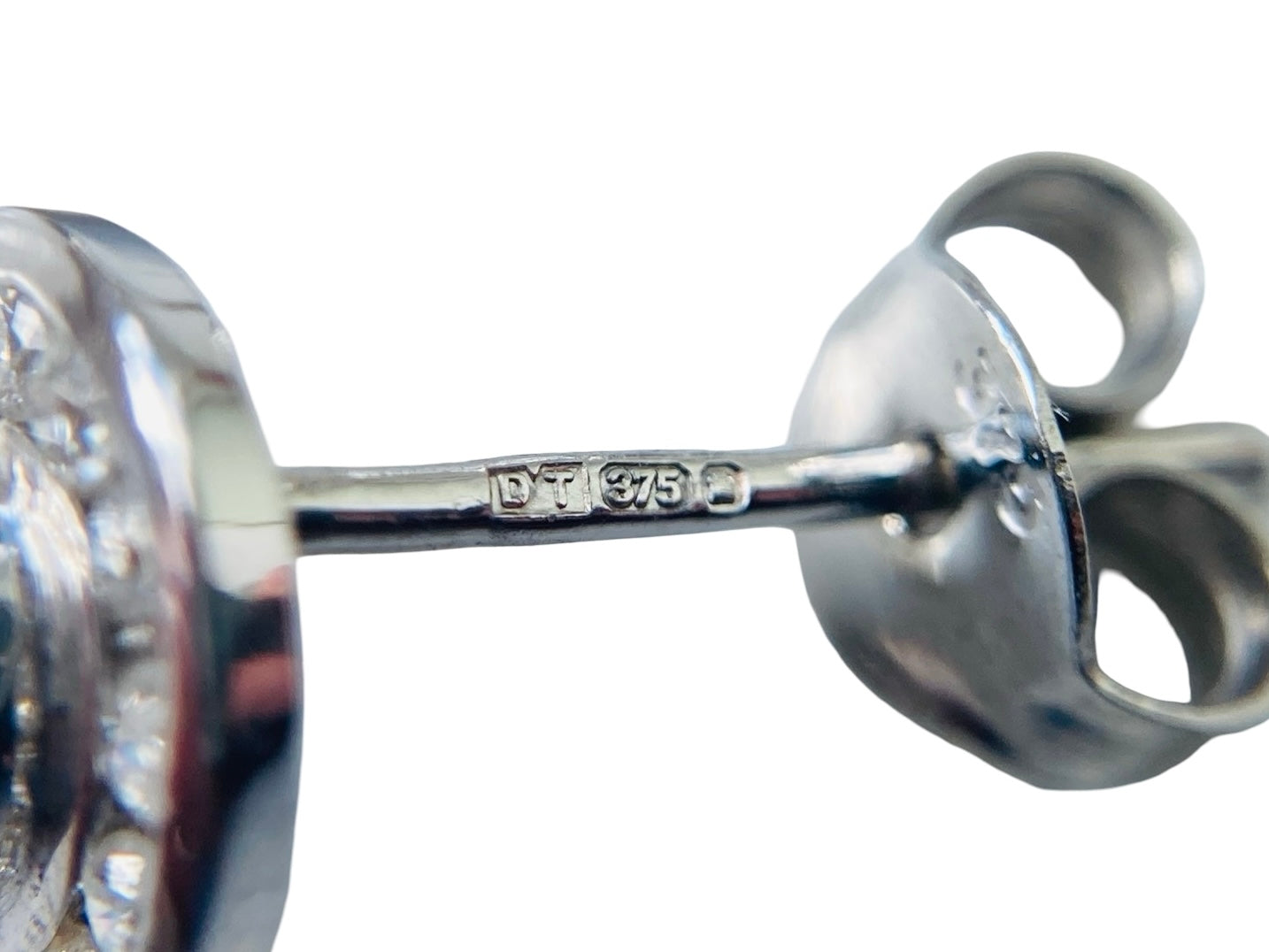 9ct Gold Sapphire & Diamond Earrings