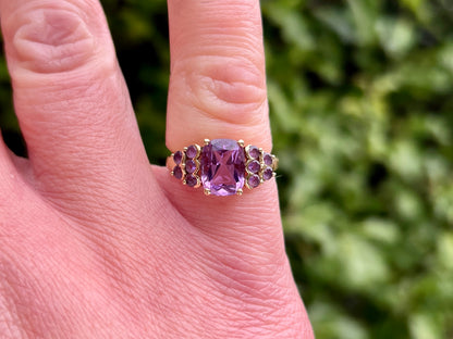 9ct Gold Amethyst Ring