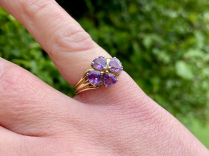 9ct Gold Amethyst Ring
